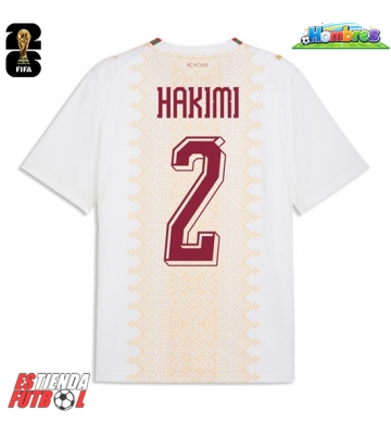 Marruecos Achraf Hakimi #2 Segunda Equipación Mundial 2026 Manga Corta